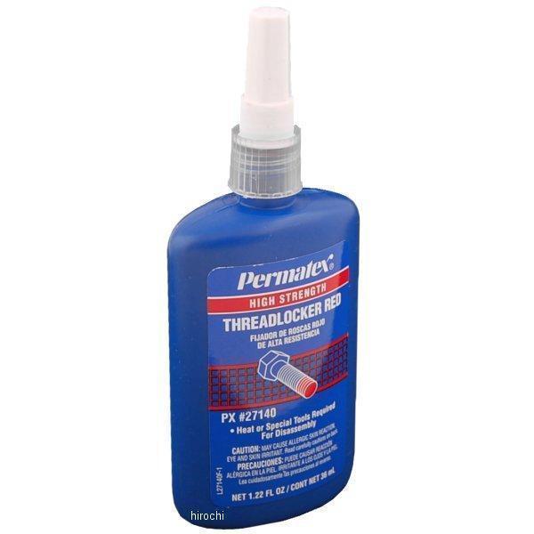 【USA在庫あり】 パーマテックス Permatex 高強度ねじロック剤 242 赤 36ml 27140 JP店