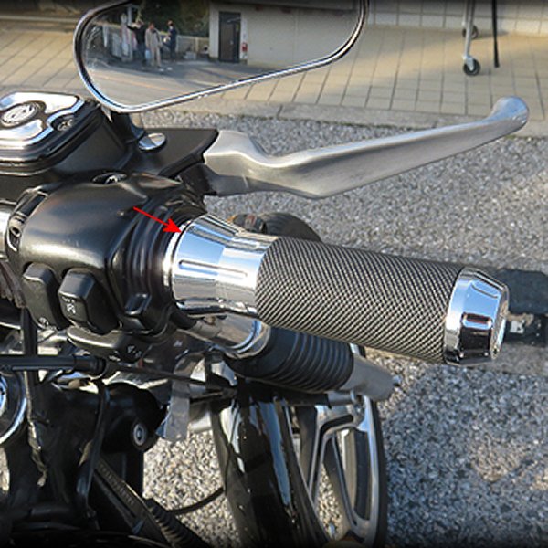 【メーカー在庫あり】 ネオファクトリー コブラ グリップ クローム 左右ペア 016679 JP店