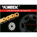 【USA在庫あり】 ボルテックス Vortex チェーン、スプロケット キット 520SX3/14T/44T 18年-19年 Ninja400、Z400 1230-1196 JP店(2)