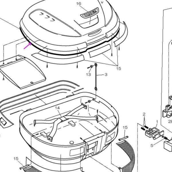 �ڥ᡼�����߸ˤ���� ���� GIVI ��Υ��å��������� ������ѥå��� Z159 60023 JPŹ