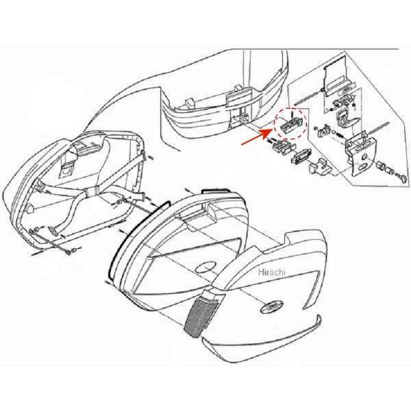 �ڥ᡼�����߸ˤ���� ���� GIVI Z1405R�ץå���ܥ��󥤥�ʡ� 66494 JPŹ