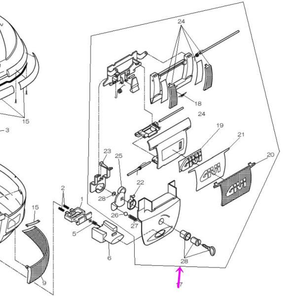 �ڥ᡼�����߸ˤ���� ���� GIVI ��Υ����������� ���å����å� Z682N 66526 JPŹ