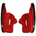 エイチジェイシー HJC 調整用チークパッド FG-MX 赤 42mm S/M/L/XLサイズ HJP442150042 JP店(2)