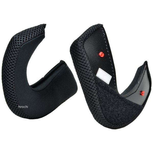 エイチジェイシー HJC チークパッド FG-70S 黒 15mm XLサイズ HJP4579900XL JP店