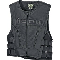 【USA在庫あり】 アイコン ICON ベスト レギュレーター D3O 黒 4XLサイズ 2830-0394 JP店