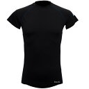 フリーズテック FREEZE TECH 冷感シャツ 半袖クルーネック パフォーマンスライン 黒 3XLサイズ 25152104 JP店