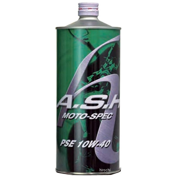 【メーカー在庫あり】 アッシュオイル A.S.H OIL PSE MOTO-SPEC 半化学合成 4サイクル エンジンオイル 10W-40 1L H-ASH-2000 JP店 1