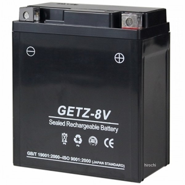 【メーカー在庫あり】 NBS バイクパーツセンター GELバッテリー GETZ-8V 1242 JP店