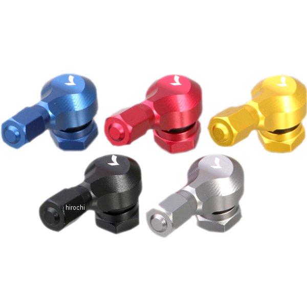 【メーカー在庫あり】 キタコ アルミエアーバルブ type2 黒 509-5000250 JP店