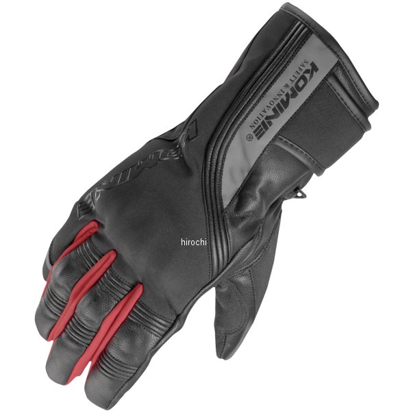 Gloves - 【メーカー在庫あり】 コミネ KOMINE 秋冬モデル プロテクトツーリングウィンターグローブ 黒/赤 Sサイズ GK-836 JP店