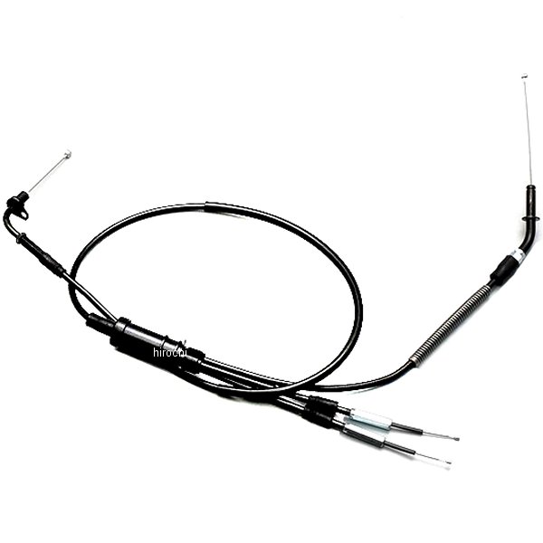 【メーカー在庫あり】 ハリケーン ロングスロットルケーブル 150mmロング アウター長さ1300mm (オイルポンプ側まで) 83年 RZ250R 黒 HB6425-01 JP店