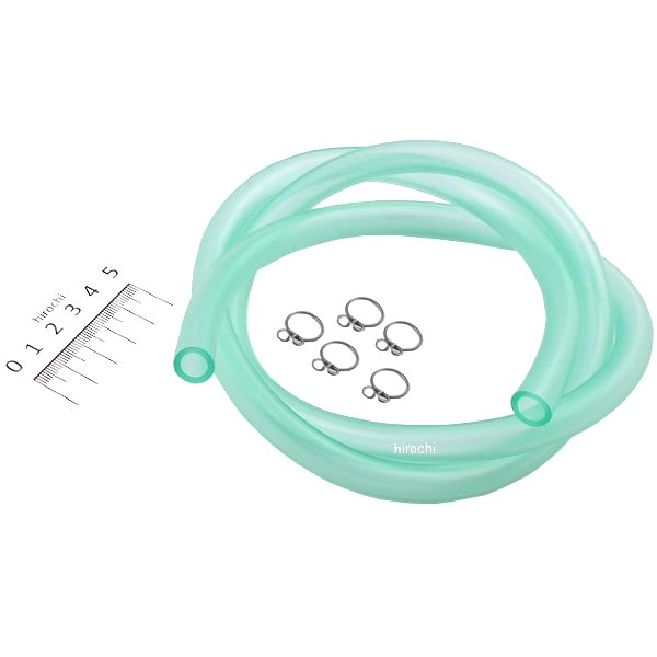 【メーカー在庫あり】 キタコ スーパーフュエルホースセット グリーン 内径φ8×1m 991-0810000 JP店