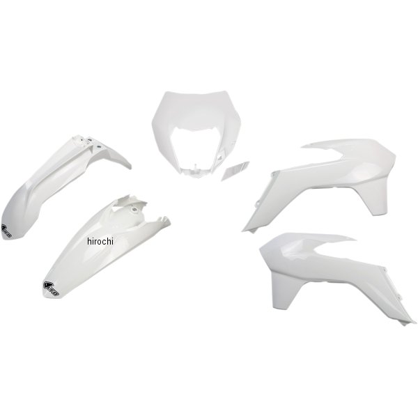 【USA在庫あり】 UFO PLAST ユーフォープラスト ボディキット 14年-16年 KTM EXC 白 1403-2674 JP店
