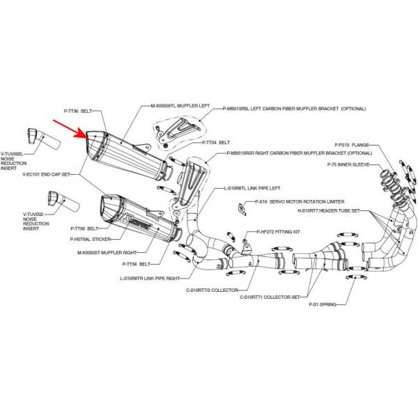 アクラポビッチ AKRAPOVIC リペア カーボンエンドキャップ 09年-11年 GSX-R1000 V-EC101 JP店