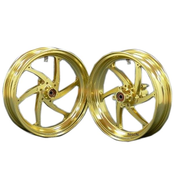 オーヴァー OVER アルミ鍛造 リアホイール GP-SIX 3.00-12 NSF、NSR、XR ゴールド 82-15-242G JP店(2)