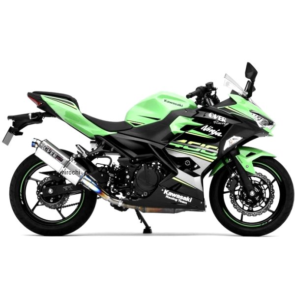 Other - オーヴァー OVER スリップオンマフラー TTフォーミュラ 18年 Ninja400 フルチタン 17-722-03 JP店