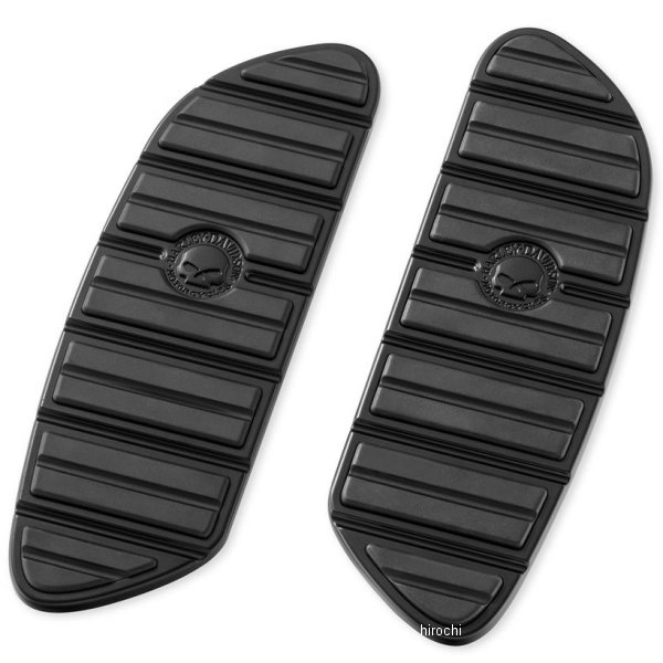 ハーレー純正 ライダーフットボードインサート スカル トラディショナル 黒 50501286 JP店