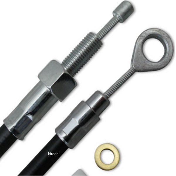 【メーカー在庫あり】 ガッツクローム クラッチケーブル プレミアムケーブル 87年-06年 ビッグツイン 68インチ 黒 38661-00 2300-2018 JP店