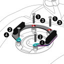 ヘプコアンドベッカー HEPCO&BECKER Lock-it タンクリングフィッティング 6H BMW、KTM、DUCATI 506003-6 JP店