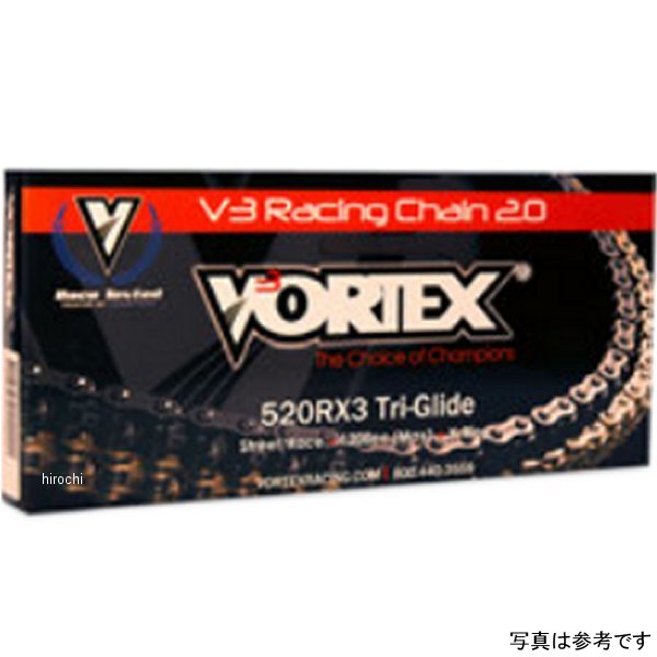 【USA在庫あり】 ボルテックス Vortex チェーン、スプロケット キット 520SX3 16T/43T 11年-20年 GSX-R600 1230-1168 JP店