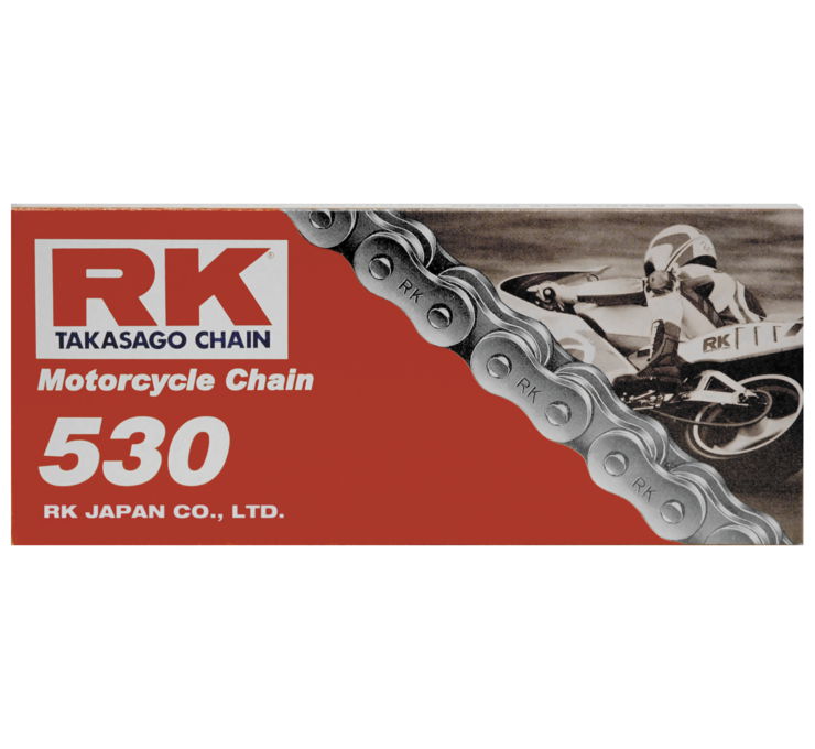【USA在庫あり】 アールケー RK Racing チェーン 530/120 RK-M スタンダード rkc530-120 JP店