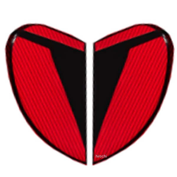 アイコン ICON サイドプレート AIRFORM CONFLUX用 赤 0133-1215 JP店