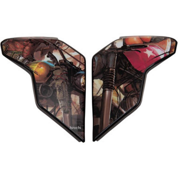 アイコン ICON サイドプレート AIRFLITE PLEASUREDOME3カラー:ブラウンAIRFLITE用0133-1223楽天 JP店