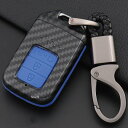 マッドマックス MAD MAX スマートキーケース ホンダ車専用 カーボン調 シビック、インサイト 青 MM50-H003-BL JP店(4)