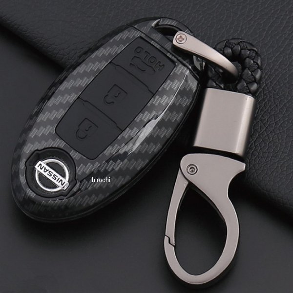 マッドマックス MAD MAX スマートキーケース 日産車専用 カーボン調 フーガ、スカイライン 黒 MM50-N003-BK JP店