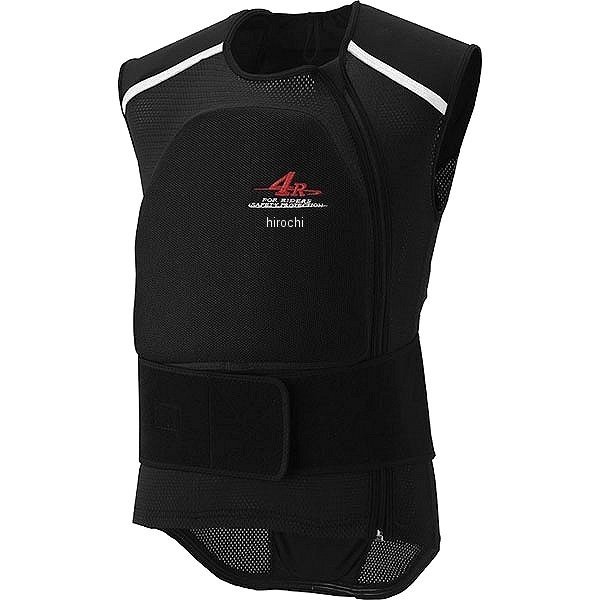【メーカー在庫あり】 キジマ 4R プロテクター Relieve ベスト 黒/白 Mサイズ FR-153123 JP店