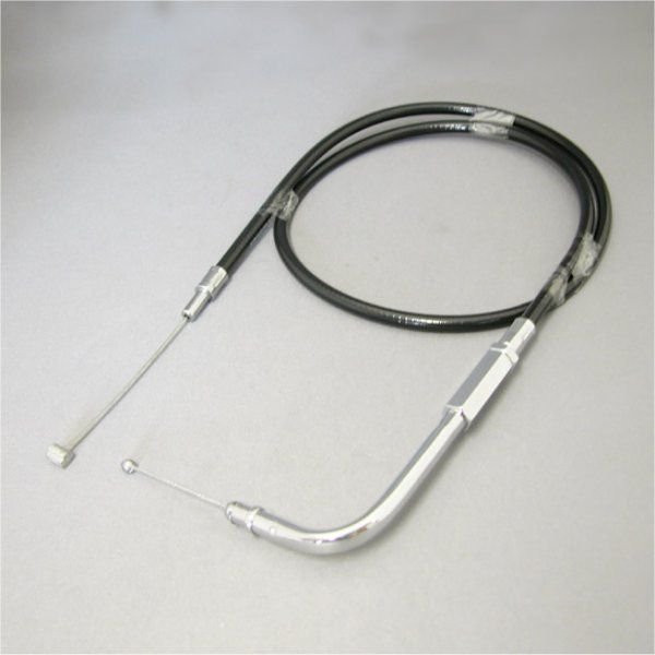 【メーカー在庫あり】 キジマ スロットルケーブル(引き) 96年-17年 Big Twin 黒 815mm HW-027406 JP店