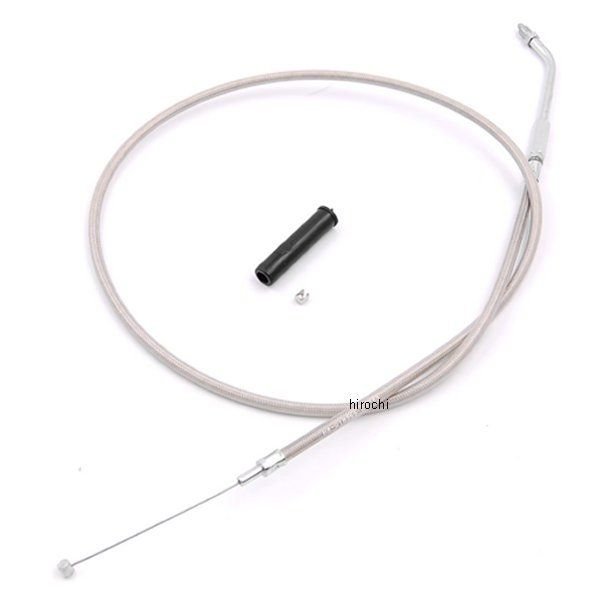 キジマ スロットルケーブル(引き)アーマーコート(ステンメッシュ) 760mm HW-028366 JP店(2.0)