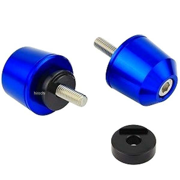 【メーカー在庫あり】 ポッシュ POSH ソリッドバーエンド M6 ヤマハ、KTM用 青 031199-01-10 JP店