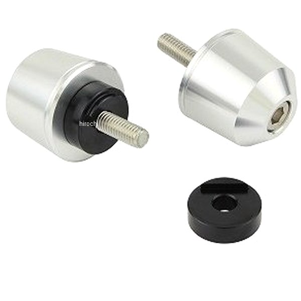 【メーカー在庫あり】 ポッシュ POSH ソリッドバーエンド M6 ヤマハ、KTM用 シルバー 031199-03-10 JP店