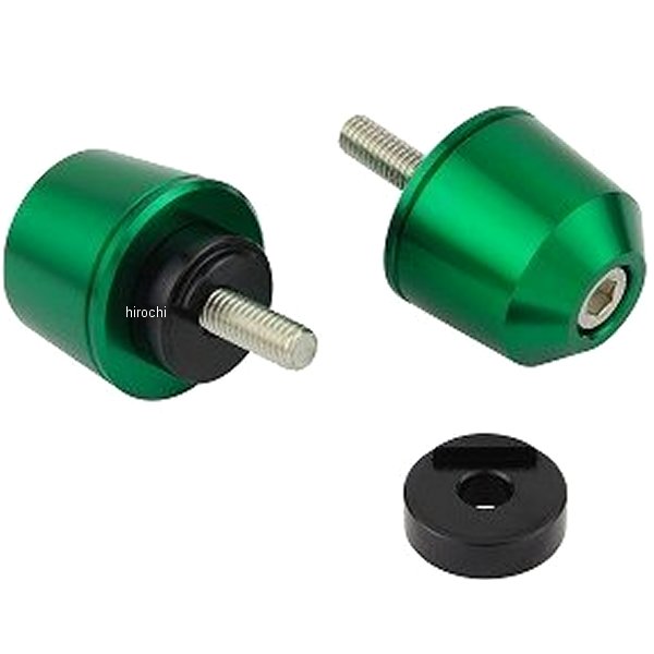 【メーカー在庫あり】 ポッシュ POSH ソリッドバーエンド M6 ヤマハ、KTM用 ダークグリーン 031199-08-10 JP店