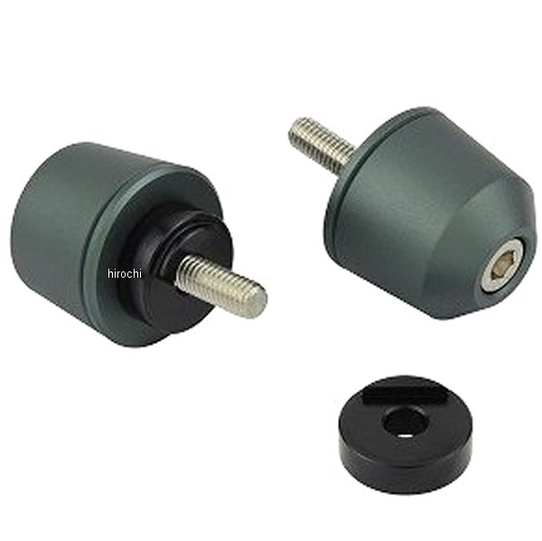 【メーカー在庫あり】 ポッシュ POSH ソリッドバーエンド M6 ヤマハ、KTM用 マットグレー 031199-29-10 JP店