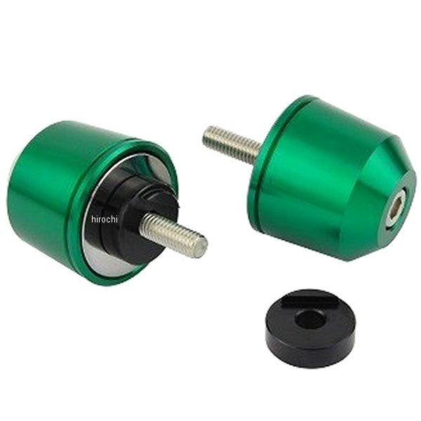 【メーカー在庫あり】 ポッシュ POSH ミドルウエイトバーエンド M6 ヤマハ、KTM用 ダークグリーン 032699-08-10 JP店