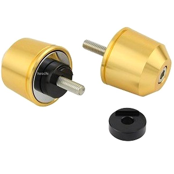 【メーカー在庫あり】 ポッシュ POSH ミドルウエイトバーエンド M6 ヤマハ、KTM用 シャンパンゴールド ..