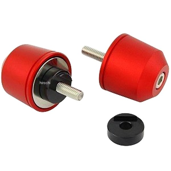 【メーカー在庫あり】 ポッシュ POSH ミドルウエイトバーエンド M6 ヤマハ、KTM用 マットレッド 032699-22-10 JP店