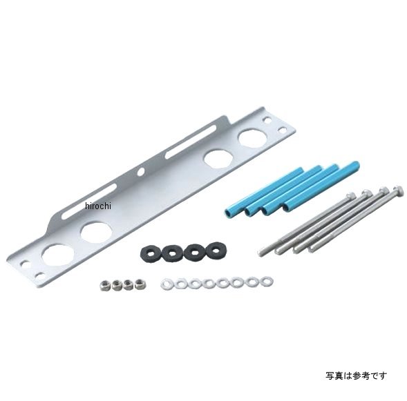 アクティブ ACTIVE ストレートオイルクーラーステーセット 補修用 9インチ10段 93年-07年 XJR400 シル..