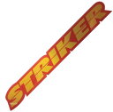 ストライカー STRAIKER ストライカーメタリックステッカー ゴールド/レッド 0SK071 JP店