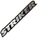 ストライカー STRAIKER ストライカーメタリックステッカー シルバー/ブラック 0SK072 JP店
