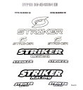 ストライカー STRAIKER ストライカー ステッカーセット ホワイト/ブラック 0SK081 JP店