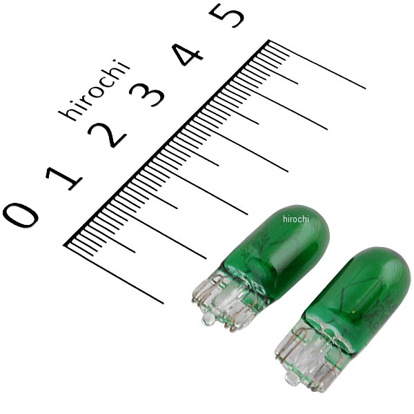 M&H マツシマ ノーマルバルブ 12V5W メーター/ポジション球 (グリーン) (2個入り) ...