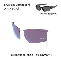 スワンズ SWANS サングラススペアレンズ LION SIN Compactシリーズ用スペアレンズ 偏光ULローズスモーク L-LI SIN-C-0170 PROSK JP店