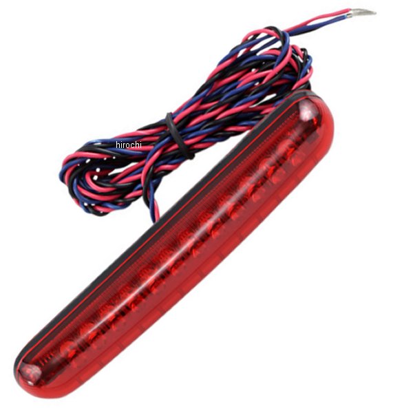 【USA在庫あり】 カスタム ダイナミクス Custom Dynamics LEDライトバー Knight Rider ダブル球仕様 12LED 赤/点滅ブレーキ、流れ点灯 2040-0647 JP店