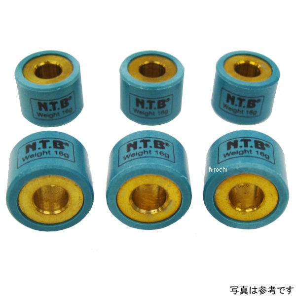 【メーカー在庫あり】 NTB ウエイトローラー バーグマン200 24φX18mm 22.0g 1セット6個入り WS24-22.0 JP店