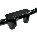 【USA在庫あり】 DRAG 1インチハンドルバー 1.5インチ(38mm)高 ライザー クランプ付き 黒 0602-0256 JP店