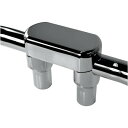 【USA在庫あり】 DRAG 1.5インチハンドルバー 3インチ(76mm)高 ライザー クランプ付き クローム 0602-0602 JP店