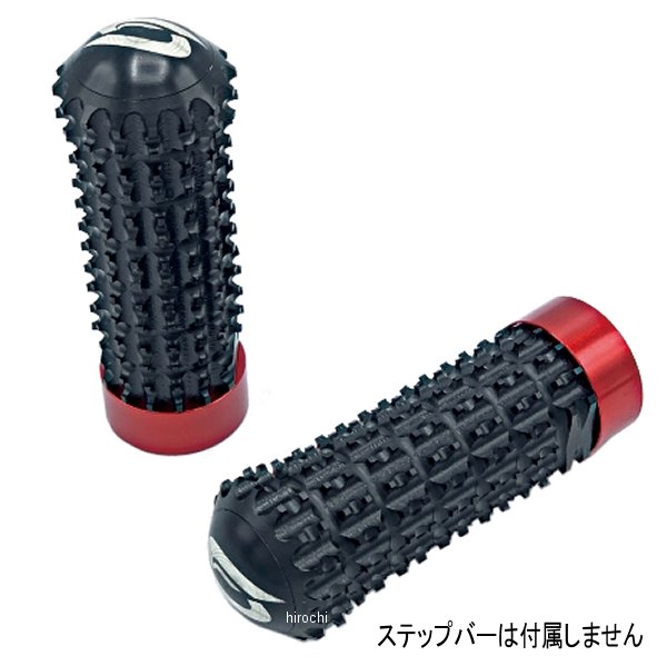 ストライカー ステップキット オプション スペーサーカラー ワークスレーシングステップバー用 レッド..